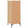 Aparador madera contrachapada color roble Sonoma 34,5x34x90 cm de vidaXL, Aparadores - Ref: Foro24-830447, Precio: 65,75 €, D...