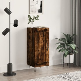 Aparador madera de ingeniería roble ahumado 34,5x34x90 cm de vidaXL, Aparadores - Ref: Foro24-830441, Precio: 57,52 €, Descue...