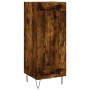 Aparador madera de ingeniería roble ahumado 34,5x34x90 cm de vidaXL, Aparadores - Ref: Foro24-830441, Precio: 57,41 €, Descue...