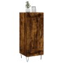 Aparador madera de ingeniería roble ahumado 34,5x34x90 cm de vidaXL, Aparadores - Ref: Foro24-830441, Precio: 57,41 €, Descue...