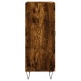 Aparador madera de ingeniería roble ahumado 34,5x34x90 cm de vidaXL, Aparadores - Ref: Foro24-830441, Precio: 57,41 €, Descue...