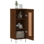 Aparador madera de ingeniería marrón roble 34,5x34x90 cm de vidaXL, Aparadores - Ref: Foro24-830443, Precio: 61,77 €, Descuen...