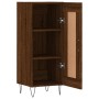 Engineered wood brown oak sideboard 34.5x34x90 cm by vidaXL, Sideboards - Ref: Foro24-830443, Price: 61,77 €, Discount: %