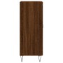 Engineered wood brown oak sideboard 34.5x34x90 cm by vidaXL, Sideboards - Ref: Foro24-830443, Price: 61,77 €, Discount: %