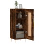 Aparador madera de ingeniería roble ahumado 34,5x34x90 cm de vidaXL, Aparadores - Ref: Foro24-830433, Precio: 58,44 €, Descue...