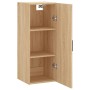 Armario de pared roble Sonoma 34,5x34x90 cm de vidaXL, Aparadores - Ref: Foro24-828863, Precio: 50,99 €, Descuento: %