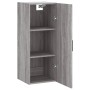 Armario de pared gris Sonoma 34,5x34x90 cm de vidaXL, Aparadores - Ref: Foro24-828866, Precio: 47,75 €, Descuento: %