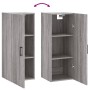 Armario de pared gris Sonoma 34,5x34x90 cm de vidaXL, Aparadores - Ref: Foro24-828866, Precio: 47,75 €, Descuento: %