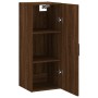 Wandschrank aus brauner Eiche 34,5x34x90 cm von vidaXL, Sideboards - Ref: Foro24-828867, Preis: 47,15 €, Rabatt: %