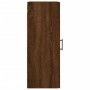 Armario de pared marrón roble 34,5x34x90 cm de vidaXL, Aparadores - Ref: Foro24-828867, Precio: 47,15 €, Descuento: %