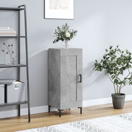 Gray concrete plywood sideboard 34.5x34x90 cm by vidaXL, Sideboards - Ref: Foro24-830448, Price: 58,03 €, Discount: %