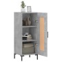 Gray concrete plywood sideboard 34.5x34x90 cm by vidaXL, Sideboards - Ref: Foro24-830448, Price: 58,03 €, Discount: %