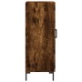 Aparador madera de ingeniería roble ahumado 34,5x34x90 cm de vidaXL, Aparadores - Ref: Foro24-830449, Precio: 61,88 €, Descue...