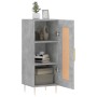 Concrete gray plywood sideboard 34.5x34x90 cm by vidaXL, Sideboards - Ref: Foro24-830432, Price: 55,36 €, Discount: %