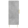 Aparador de madera contrachapada gris hormigón 34,5x34x90 cm de vidaXL, Aparadores - Ref: Foro24-830432, Precio: 55,36 €, Des...