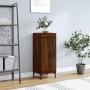 Oak brown engineered wood sideboard 34.5x34x90 cm by vidaXL, Sideboards - Ref: Foro24-830451, Price: 63,92 €, Discount: %