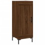 Oak brown engineered wood sideboard 34.5x34x90 cm by vidaXL, Sideboards - Ref: Foro24-830451, Price: 63,92 €, Discount: %