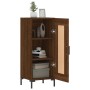 Oak brown engineered wood sideboard 34.5x34x90 cm by vidaXL, Sideboards - Ref: Foro24-830451, Price: 63,92 €, Discount: %