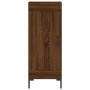 Oak brown engineered wood sideboard 34.5x34x90 cm by vidaXL, Sideboards - Ref: Foro24-830451, Price: 63,92 €, Discount: %