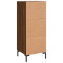 Oak brown engineered wood sideboard 34.5x34x90 cm by vidaXL, Sideboards - Ref: Foro24-830451, Price: 63,92 €, Discount: %