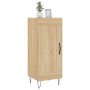 Aparador madera contrachapada color roble Sonoma 34,5x34x90 cm de vidaXL, Aparadores - Ref: Foro24-830439, Precio: 39,91 €, D...