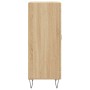 Aparador madera contrachapada color roble Sonoma 34,5x34x90 cm de vidaXL, Aparadores - Ref: Foro24-830439, Precio: 39,91 €, D...