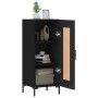 Aparador de madera contrachapada negro 34,5x34x90 cm de vidaXL, Aparadores - Ref: Foro24-830445, Precio: 59,96 €, Descuento: %