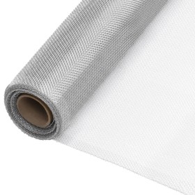 Silver aluminum mosquito net 60x2000 cm by vidaXL, fence panels - Ref: Foro24-150847, Price: 40,85 €, Discount: %