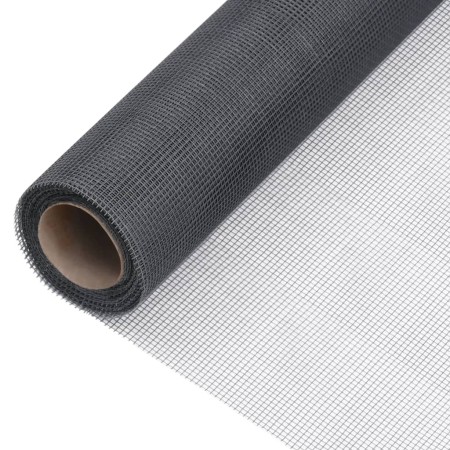 Malla mosquitera de fibra de vidrio gris 100x500 cm de vidaXL, Paneles de vallas - Ref: Foro24-150871, Precio: 15,16 €, Descu...