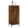 Aparador madera de ingeniería roble ahumado 34,5x34x90 cm de vidaXL, Aparadores - Ref: Foro24-830457, Precio: 64,30 €, Descue...