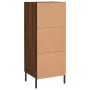 Aparador madera de ingeniería marrón roble 34,5x34x90 cm de vidaXL, Aparadores - Ref: Foro24-830459, Precio: 66,99 €, Descuen...