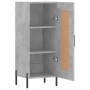 Aparador de madera contrachapada gris hormigón 34,5x34x90 cm de vidaXL, Aparadores - Ref: Foro24-830456, Precio: 60,81 €, Des...