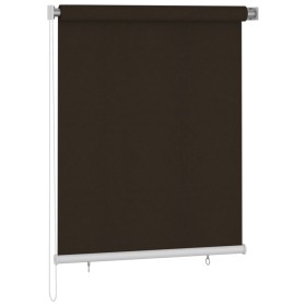 Outdoor roller blind 120x140 cm brown by vidaXL, Blinds and blinds - Ref: Foro24-312968, Price: 39,99 €, Discount: %