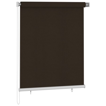 Persiana enrollable de exterior 120x140 cm marrón de vidaXL, Persianas y estores - Ref: Foro24-312968, Precio: 39,94 €, Descu...