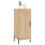 Aparador madera contrachapada color roble Sonoma 34,5x34x90 cm de vidaXL, Aparadores - Ref: Foro24-830455, Precio: 64,30 €, D...