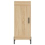 Aparador madera contrachapada color roble Sonoma 34,5x34x90 cm de vidaXL, Aparadores - Ref: Foro24-830455, Precio: 64,30 €, D...