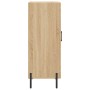 Aparador madera contrachapada color roble Sonoma 34,5x34x90 cm de vidaXL, Aparadores - Ref: Foro24-830455, Precio: 64,30 €, D...