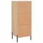 Aparador madera contrachapada color roble Sonoma 34,5x34x90 cm de vidaXL, Aparadores - Ref: Foro24-830455, Precio: 64,30 €, D...