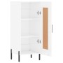 Aparador de madera contrachapada blanco brillante 34,5x34x90 cm de vidaXL, Aparadores - Ref: Foro24-830454, Precio: 66,76 €, ...