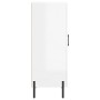 Glossy white plywood sideboard 34.5x34x90 cm by vidaXL, Sideboards - Ref: Foro24-830454, Price: 66,76 €, Discount: %