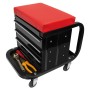 Workshop trolley with seat and drawers, ProPlus 580526 by ProPlus, Tool Organization and Storage - Ref: Foro24-404084, Price:...