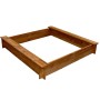 Arenero de jardín para niños cuadrado de madera de vidaXL, Cajones de arena - Ref: Foro24-41658, Precio: 47,09 €, Descuento: %