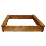 Arenero de jardín para niños cuadrado de madera de vidaXL, Cajones de arena - Ref: Foro24-41658, Precio: 47,09 €, Descuento: %