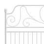 White metal bed frame 200x200 cm by vidaXL, Beds and slatted bases - Ref: Foro24-324860, Price: 190,65 €, Discount: %