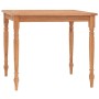 Mesa Batavia de madera maciza de teca 85x85x75 cm de vidaXL, Mesas de cocina y de comedor - Ref: Foro24-316031, Precio: 188,9...