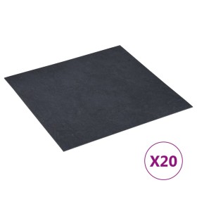 Self-adhesive pallets 20 pieces PVC 1.86 m² black marble by vidaXL, Floors and carpets - Ref: Foro24-330161, Price: 30,70 €, ...