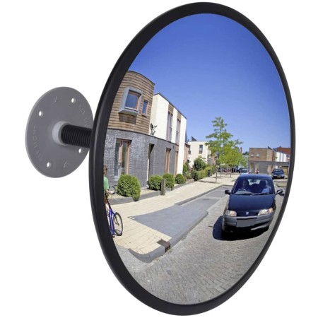 Convex indoor black acrylic traffic mirror 30 cm by vidaXL, Road and traffic signs - Ref: Foro24-141678, Price: 25,26 €, Disc...