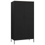 Armario de acero negro 90x50x180 cm de vidaXL, Armarios roperos - Ref: Foro24-336250, Precio: 344,47 €, Descuento: %