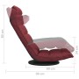 Silla de suelo giratoria de tela color vino tinto de vidaXL, Sillas de suelo - Ref: Foro24-336582, Precio: 106,41 €, Descuent...