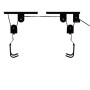 Dresco Fahrradlift-Aufbewahrungssystem Schwarz von Dresco, Sockel und Stützen zum Abstellen von Fahrrädern - Ref: Foro24-4393...